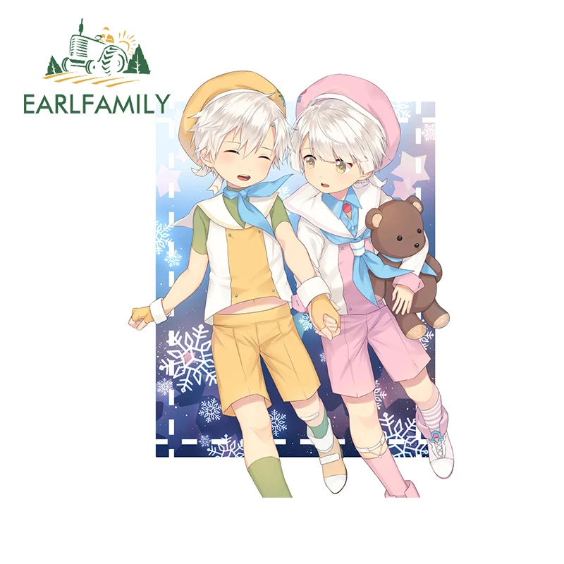 

EARLFAMILY 13 см x 9,4 см для еды, фантастические виниловые автомобильные наклейки, водонепроницаемое ветровое стекло, аниме украшение, устойчивое ...