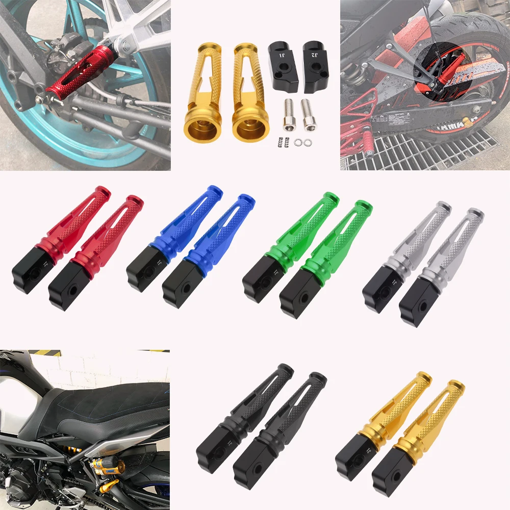 

Rear Foot Pegs Pedals Passenger Footrests For Aprilia GPR125 GPR150 APR150-6 CR150 Motorcycle Aluminum