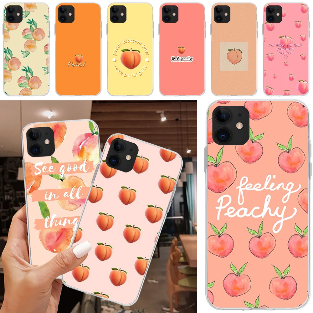 ByLoving Fruit peach высококачественный чехол для телефона iPhone 5C 5 5S SE 7 8 plus X XS XR MAX 11 pro Pro Max |