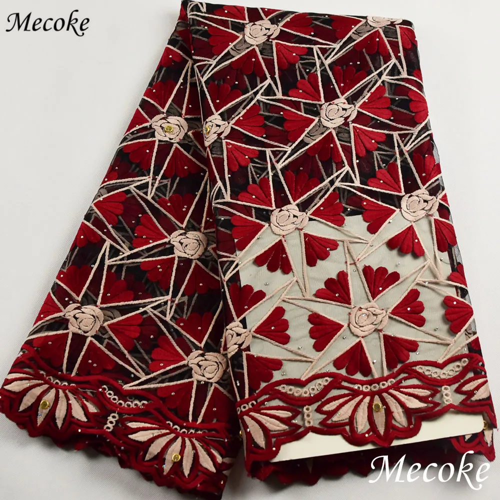 Лидер продаж 2020 оранжевое Африканское кружево высококачественное французское с