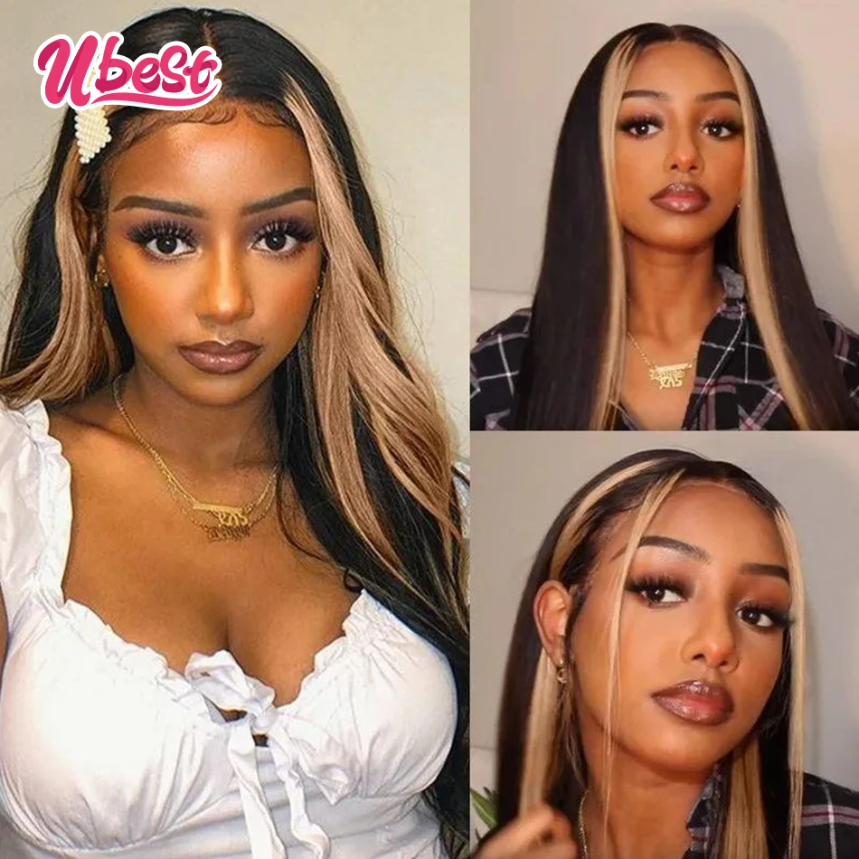 Ubest TL 27 High Quality Straight Lace Front Wig Whole Sale Brazilian Virgin Human Hair Wigs Transparent for Black Women | Шиньоны и