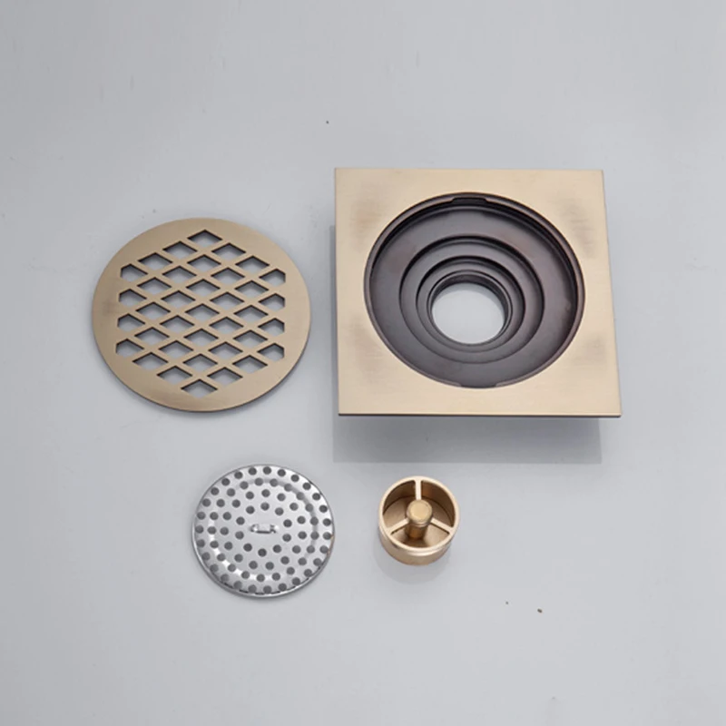 Слив для душа 15*15 см супер большие черные напольные сливы ванной крышка