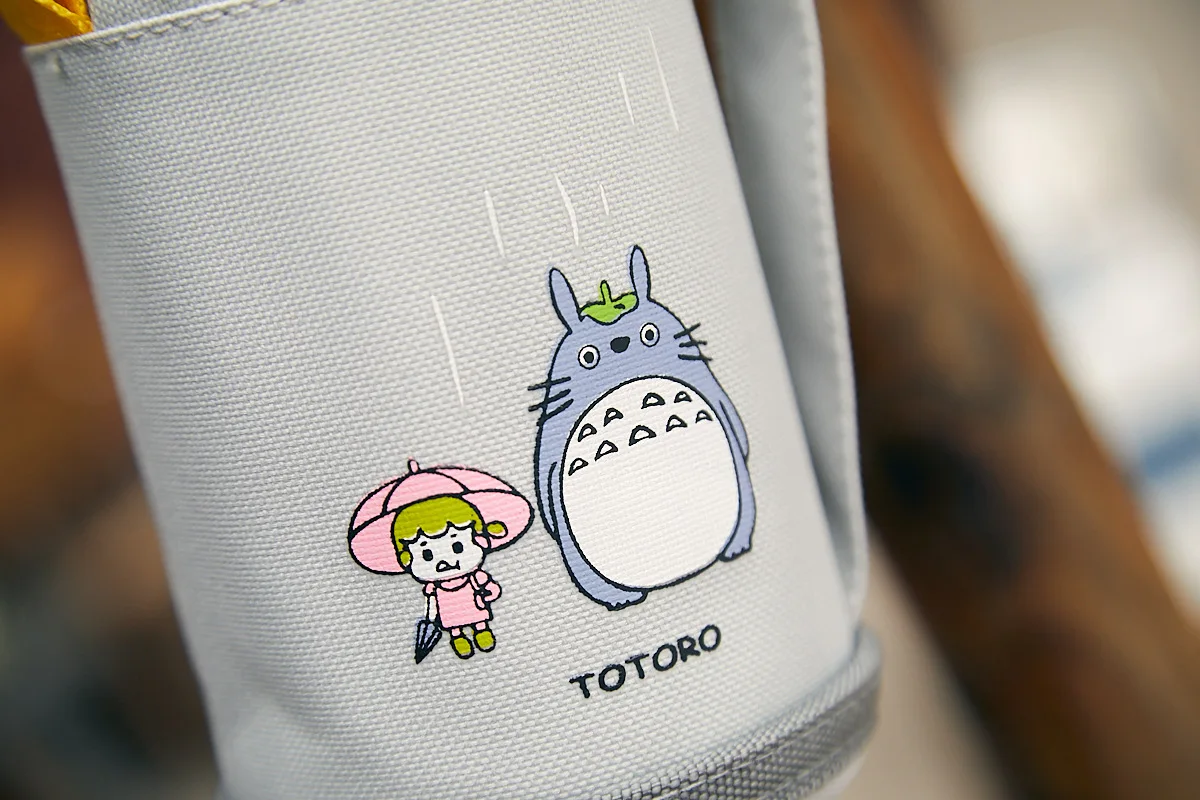 Oussirro 600 мл Totoro прекрасный термос милый детский термос с кружка с соломкой 304 термос из нержавеющей стали