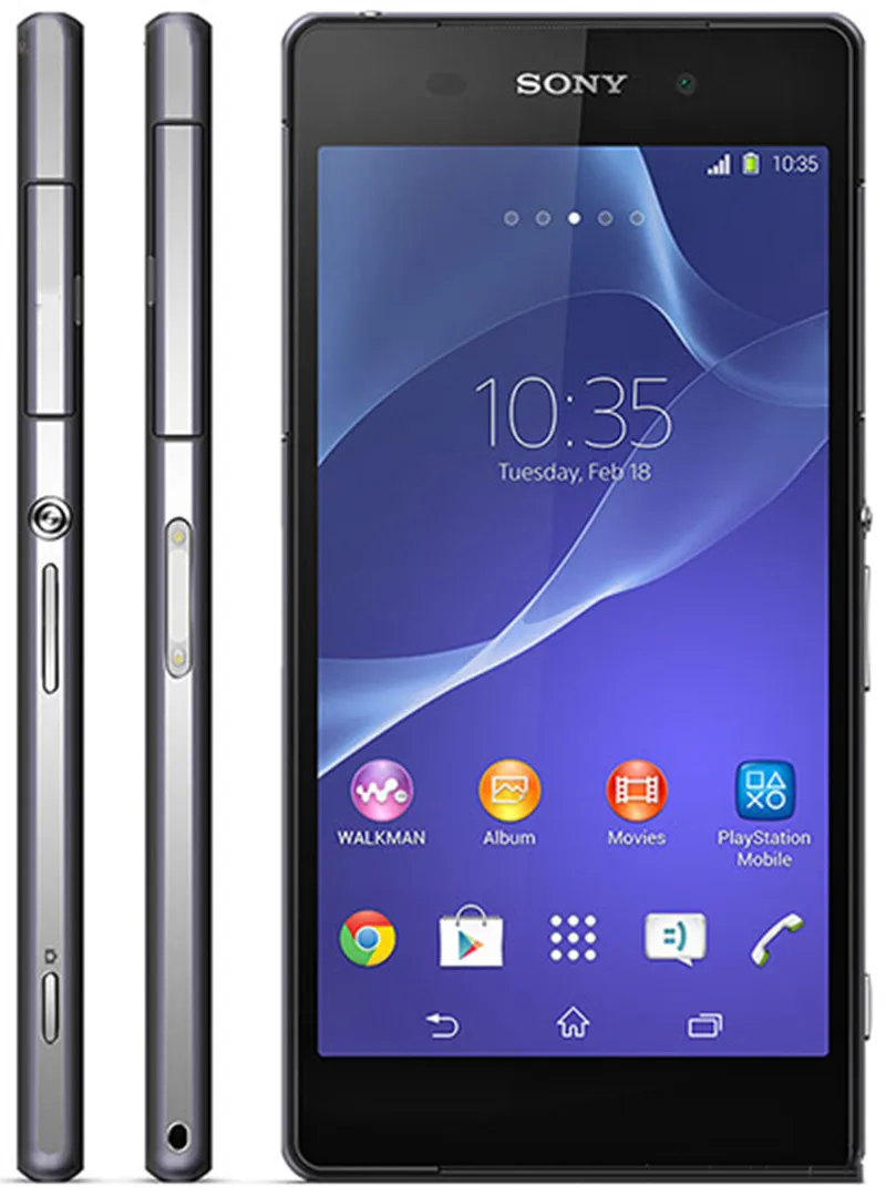 Sony Xperia Z2 D6503 разблокированный 4G LTE Android четырехъядерный ОЗУ 3 Гб ПЗУ 16 Гб 5,2 дюйма Поддержка NFC мобильного телефона