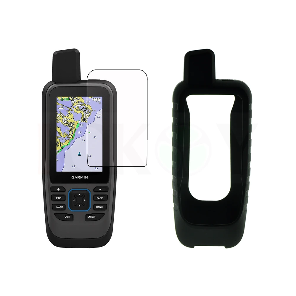 Защитный силиконовый чехол Защитная пленка для экрана портативного GPS Garmin MAP 86sc 86