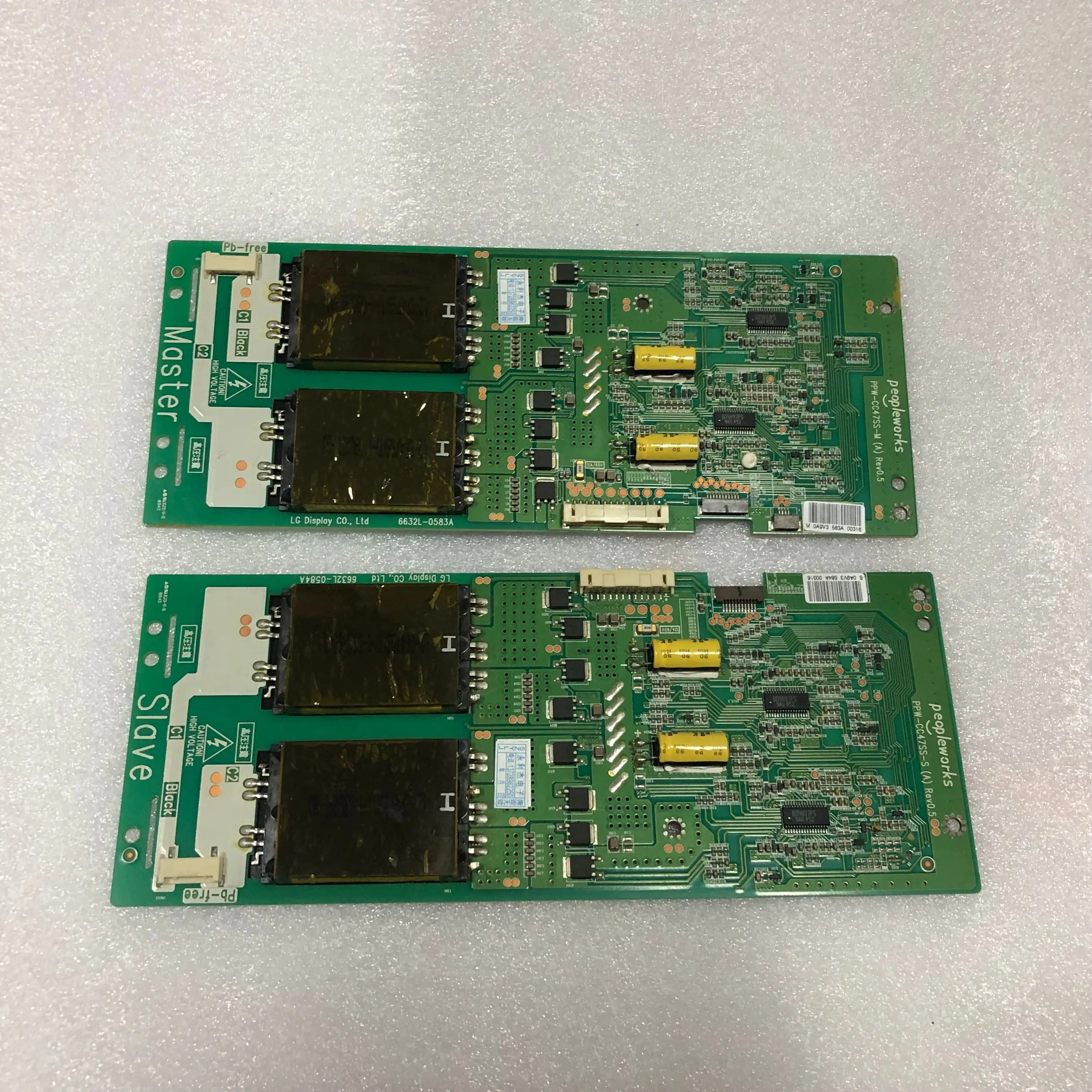 Бесплатная доставка оригинальный 100% тест для LC470WUD PPW CC47SS S M 6632L 0583A 0584A пластина