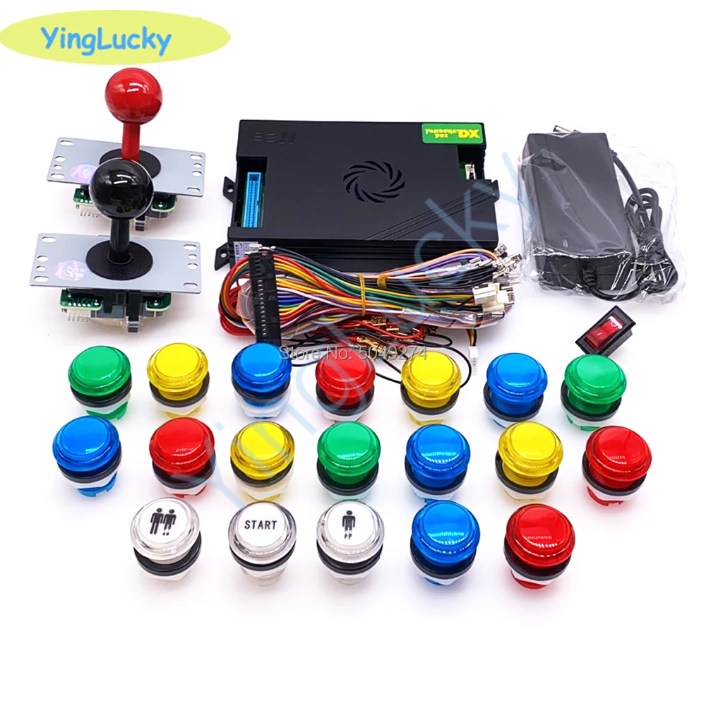 Бесплатная доставка 2 игрока оригинальный комплект Pandora Box DX 3000 джойстик Sanwa