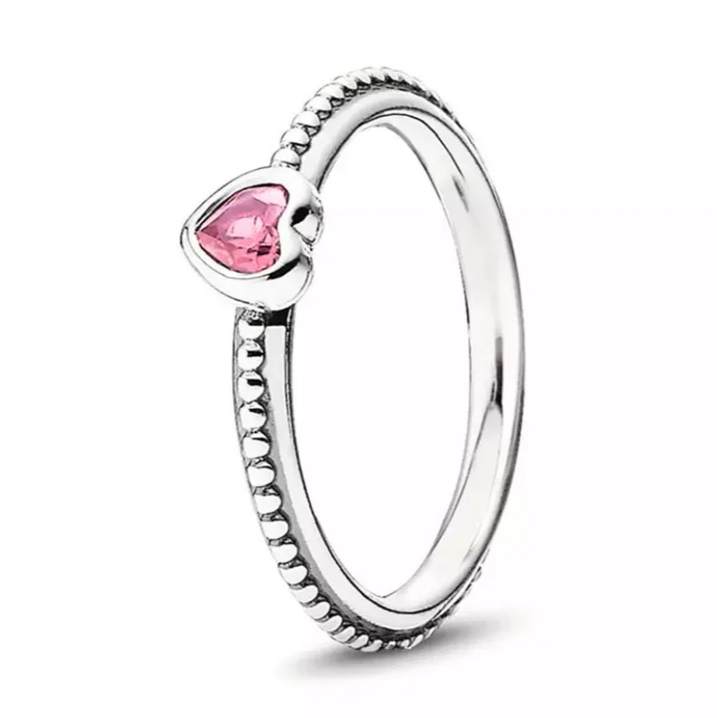 

Hot style 100%925 Sterling Silver Charm Ring Pandodiy Crystal Ring is a custom personalized gift for women on anniversary