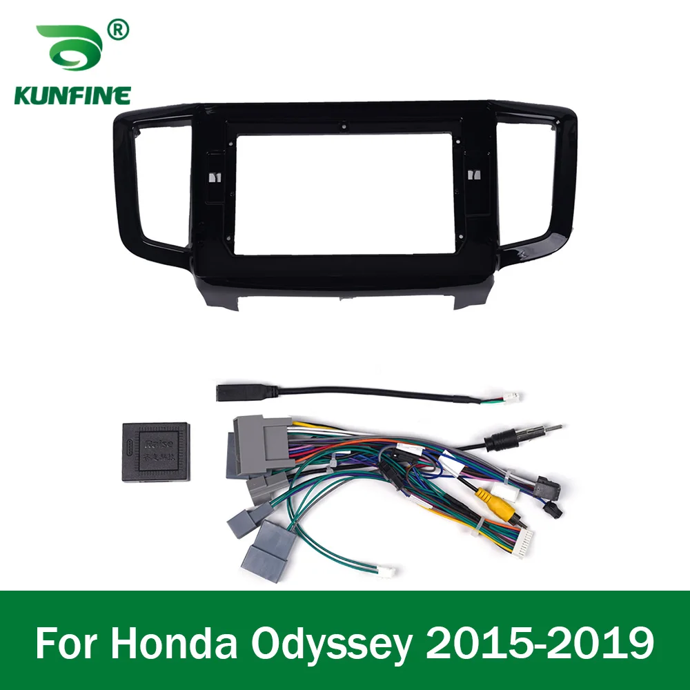Car GPS Navigation Stereo For Honda Odyssey 2015-2019 Radio Fascias Panel Frame Fit 2Din 10.1 inch In Dash headunit screen