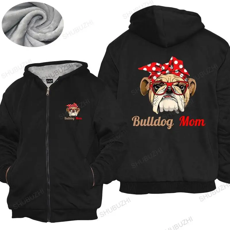 

New Arrived Mens hoodies English Bulldog Mom Funny thick hoody Mother'S Day Gift Idea For Mommy new fashion hoodie man
