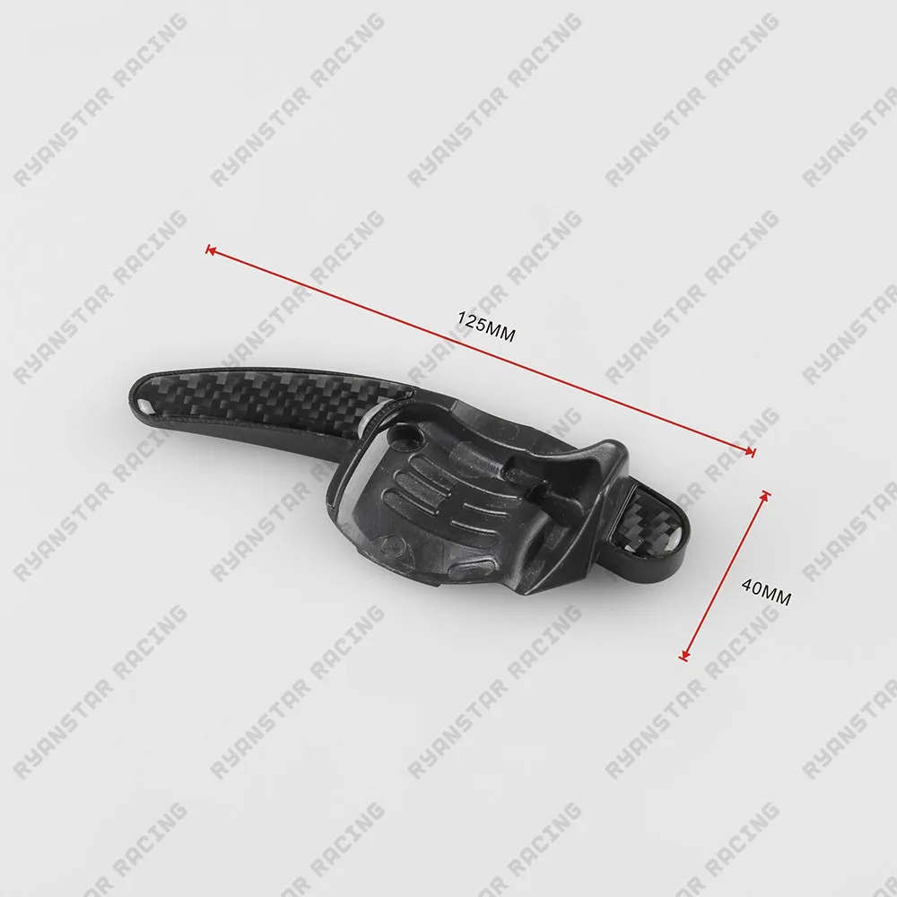 1 пара углеродное рулевое колесо шифт циферблат весло расширение для Golf Jetta GTI MK6 R