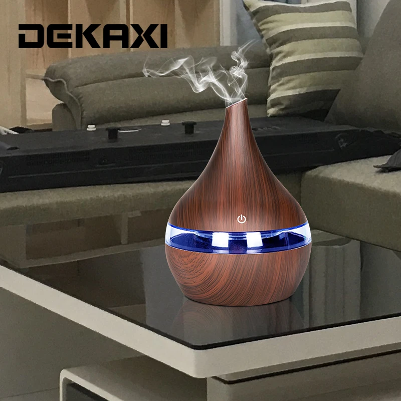 DEKAXI 300 мл USB электрическая арома диффузор ультразвуковой увлажнитель воздуха с