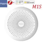 2021 Aqara M1S концентратор шлюз с цветовой моделью RGB светодиодный ночной Светильник Zigbee 3,0 приложение Дистанционное Управление Смарт умный дом работать с Apple HomeKit