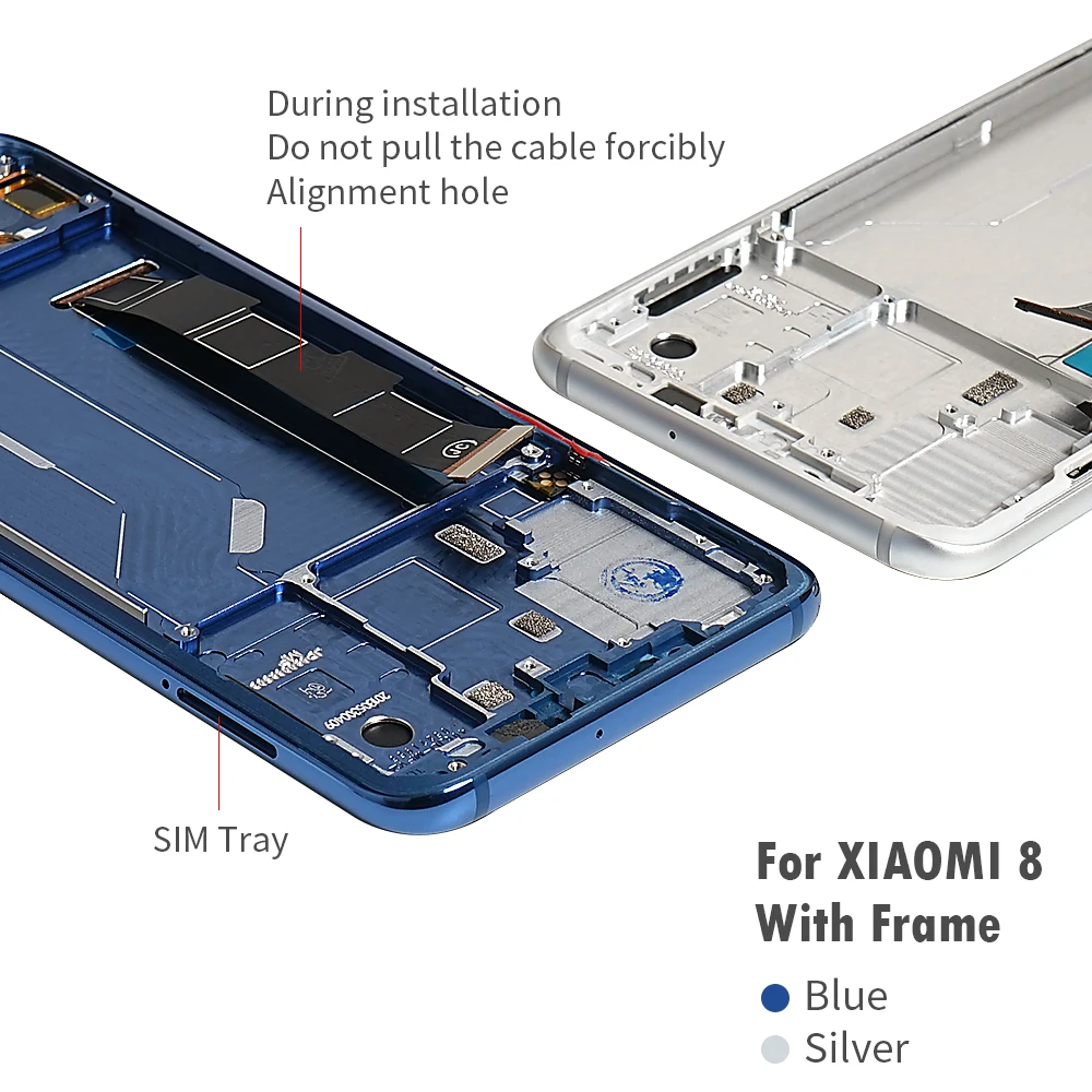 Оригинальный сенсорный ЖК-экран 6 21 дюйма для Xiaomi Mi 8 сменный дигитайзер se
