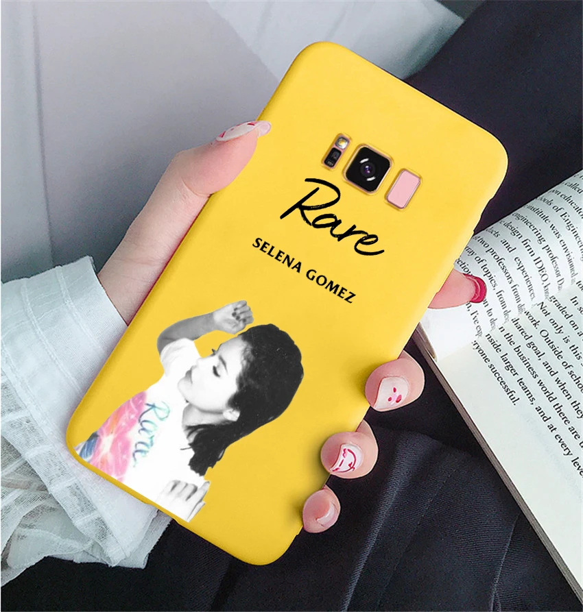 Редкий цветной Мягкий силиконовый чехол для телефона Selena Gomez Samsung s8 s8plus s9 s9plus s10 s10e