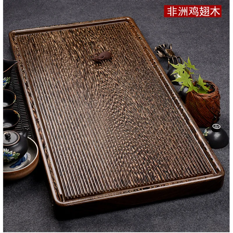 

Whole Rosewood Solid Wood Tea Tray Large Drainage Type Teatable Household Bakelite Tea Sea Gongfu Teaset Tray