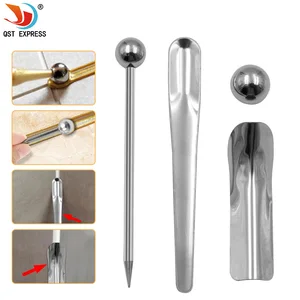4 шт. шариковая плитка давления с двойным отверстием шва стальной шарик крючок нож керамическая напольная плитка цементный инструмент для суспензии