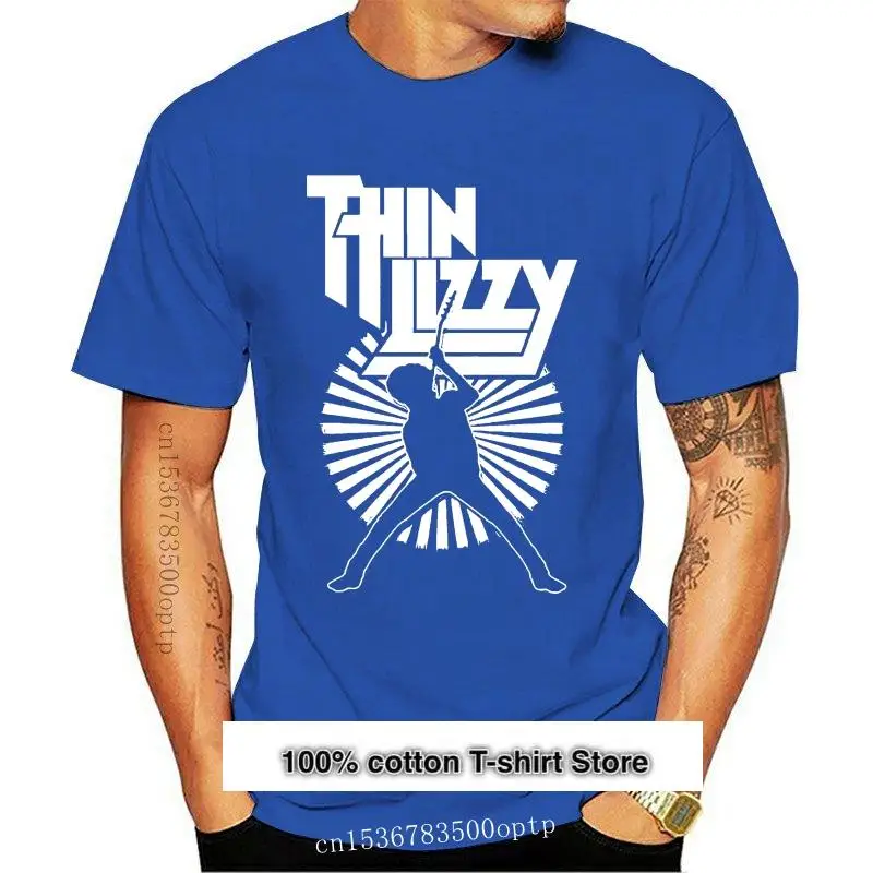 

Nueva delgada Lizzy-cartel camiseta de rock duro negro todos tamaños S-5XL