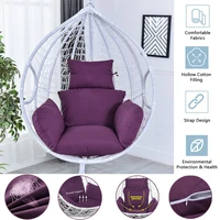 hanging hammock chair swinging garden outdoor soft seat cushion seat dormitory bedroom hanging chair back with pillow