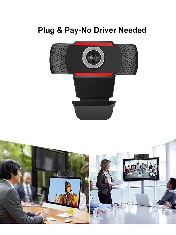 

USB Computer Webcam Full HD 1080P Webcam Camera Digital Web Cam With Micphone, For Laptop Desktop PC Tablet Rotatable Camera