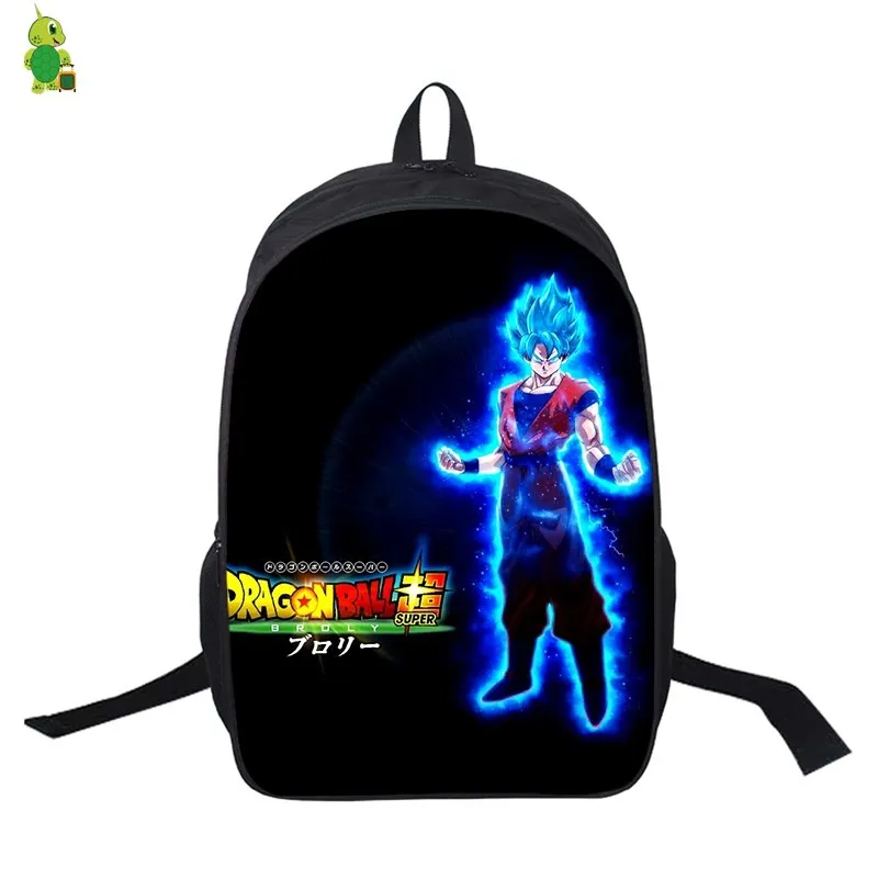 10 Dragon Ball Супер Broly рюкзак с Гоку мультфильм школьные сумки для подростков девочек мальчиков ноутбук рюкзак для женщин мужчин Дорожная сумка на плечо - Цвет: 10