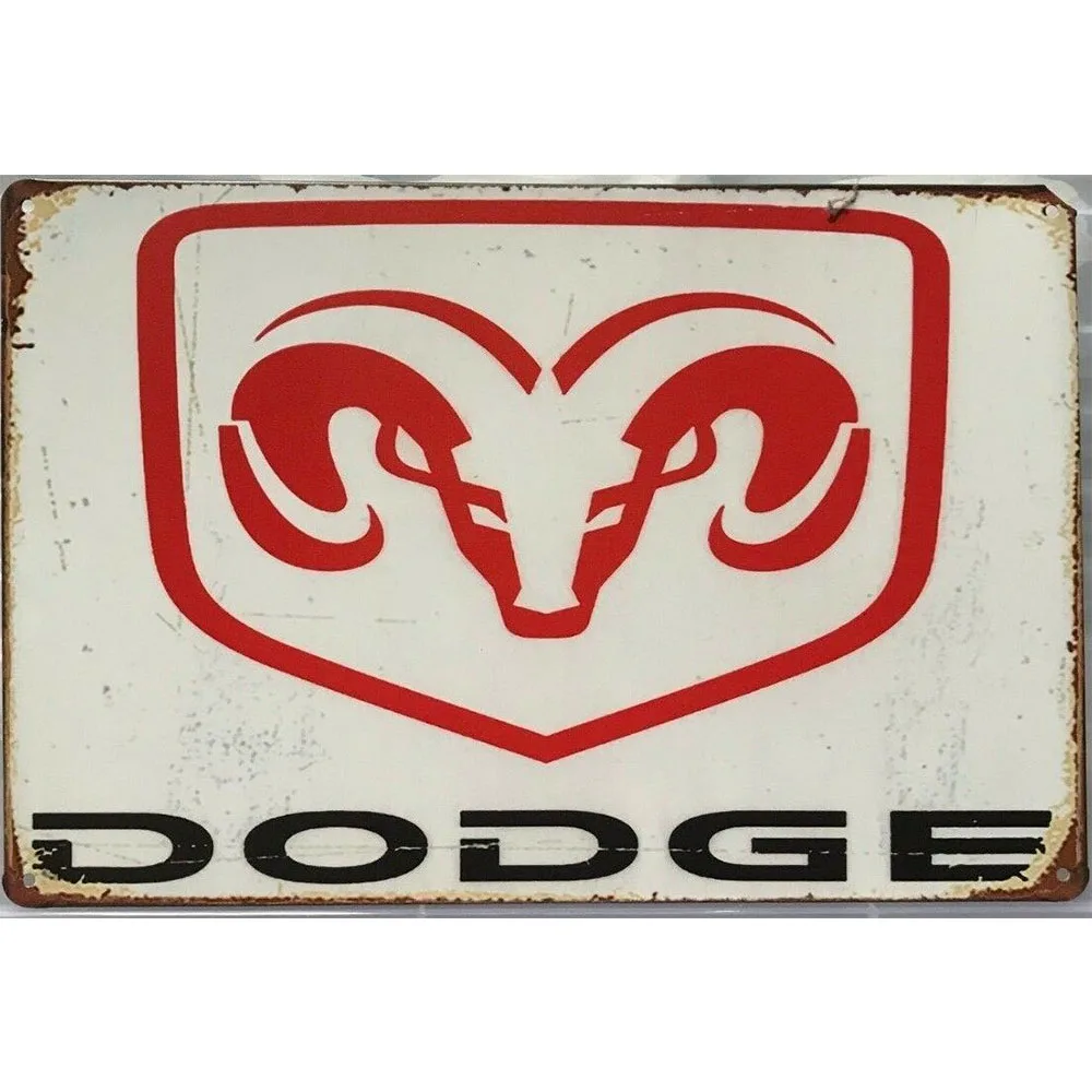 

Dodge Оловянная металлическая табличка украшение автомобиля Оловянная вывеска настенное искусство потертый шик Декор для дома табличка