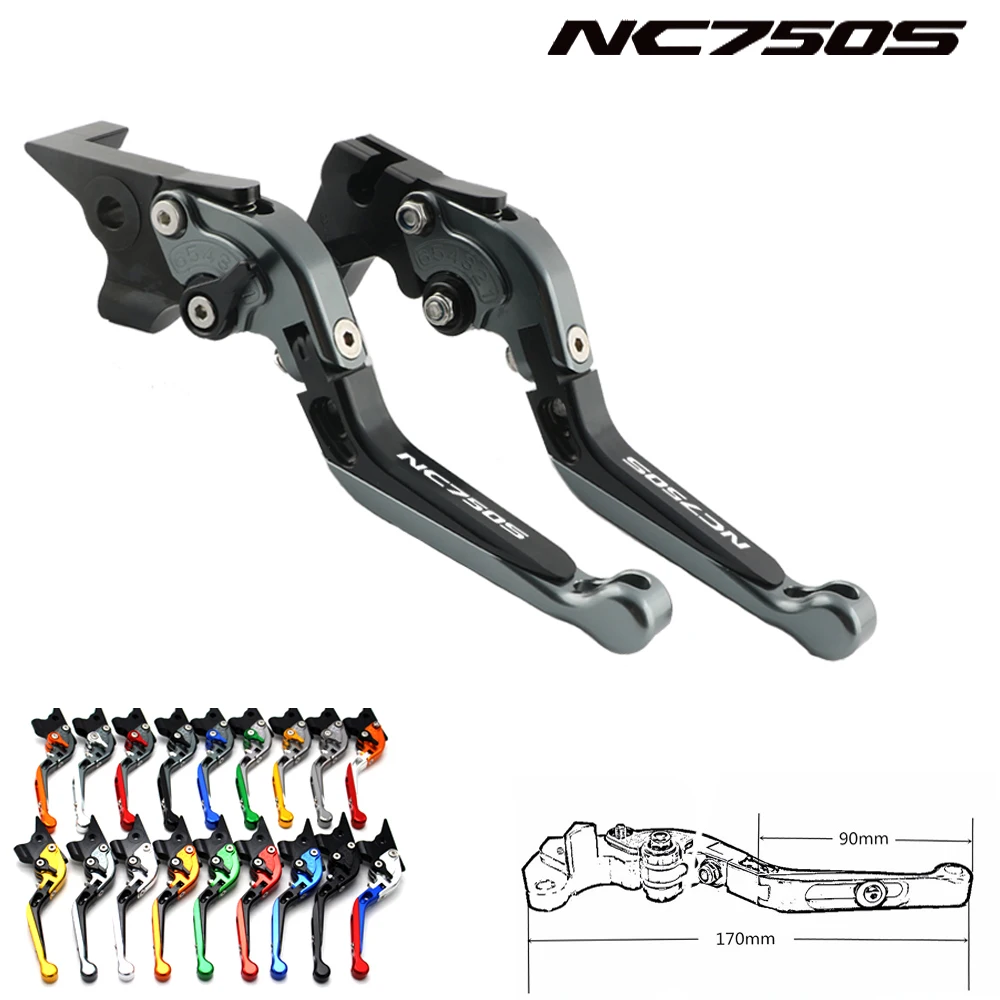 

For Honda NC750, NC750S NC 750S/X, 2014, 2015Extensible motorcycle brake clutch lever CNC folding
