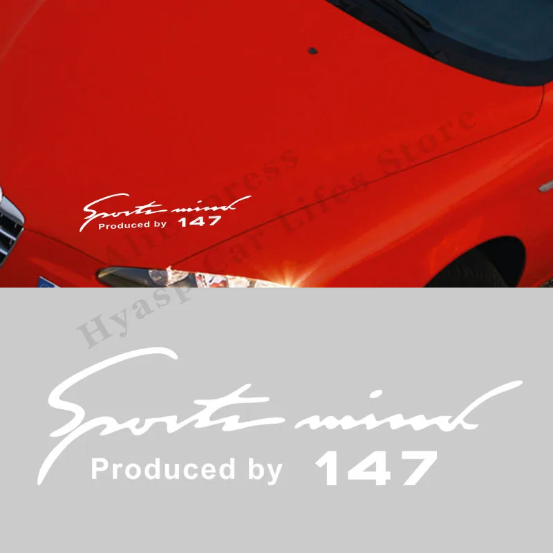 Автомобильная наклейка для Alfa Romeo 147 Sports Mind изготовленная Sport автомобильная фара