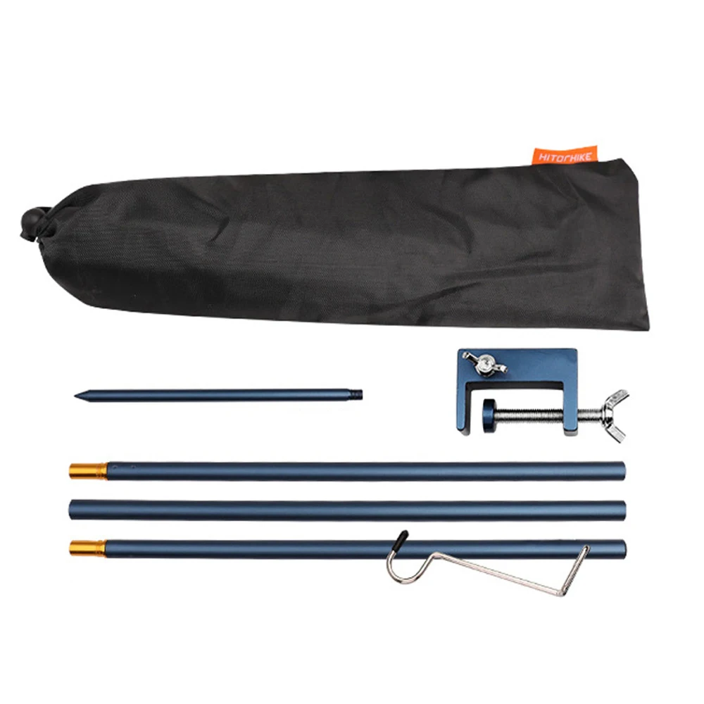 

Outdoor Camping Huntings Hiking Folding Lamp Post Pole Kit Hanging Light Fixing Stand