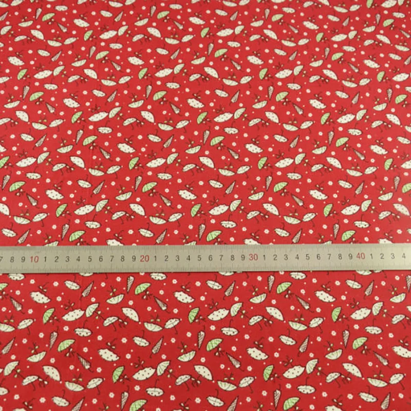 Хлопчатобумажная ткань с изображением зонта из мультфильма Лоскутная Ткань