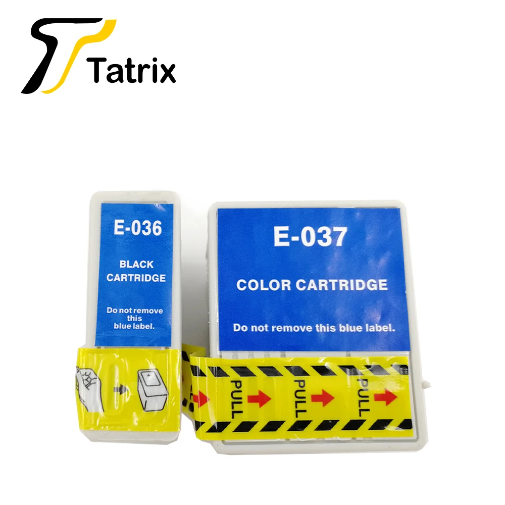 Татрикс для epson T036 T037 чернильный картридж Подходит tylus C42UX C44UX C46