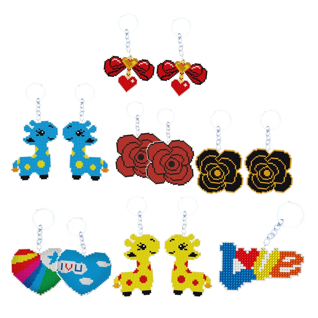 DIY вышитый бисером набор крестиков брелок аксессуары для начинающих взрослых