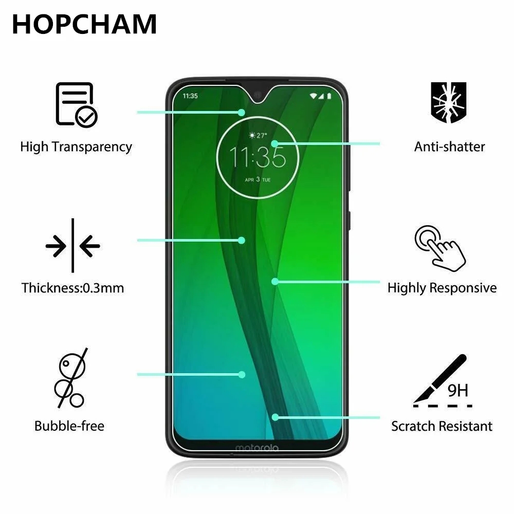 9H HD 0 3 мм защитное закаленное стекло для MOTO G7 G2 G3 G4 G5 XT1056 XT1058 X Force Z4 Z Cover E6 защитная