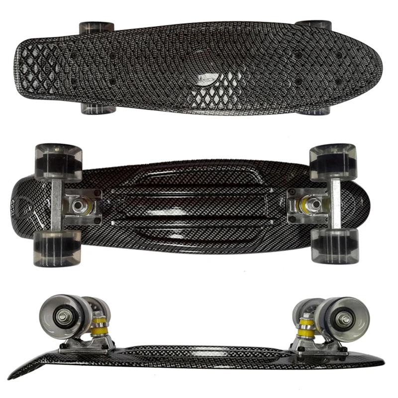 2020 New Penny Board Flexible Plastic Cruiser Mini Skateboards For Beginners Or Professional with High Rebound PU Wheels | Спорт и