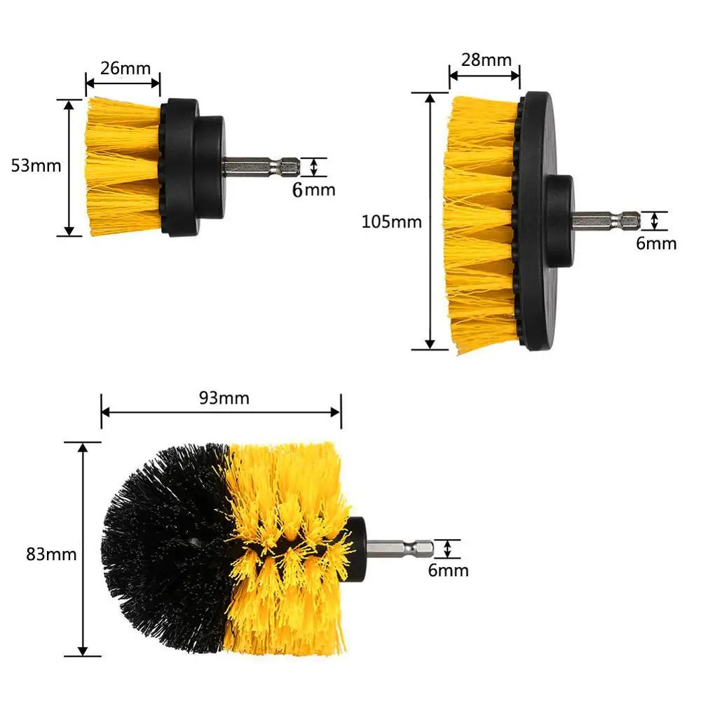 Щетка скребок электрическая 3 шт./лот щетка дрель очиститель для ванной