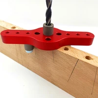 6810mm vertical hole jig wood dowel hole drilling guide jig drill bit kit joinery system woodworking drilling locator