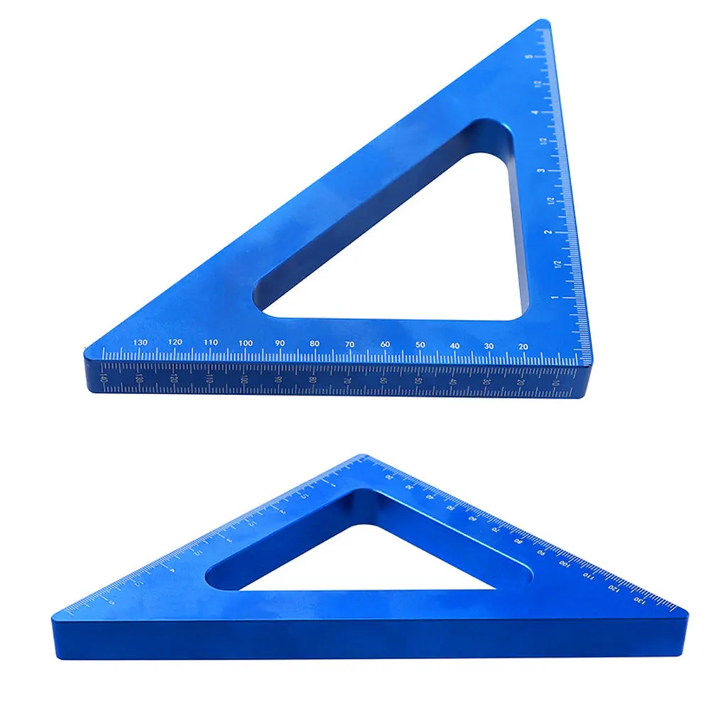 

Carpenter Triangle Ruler 90 Degree Multifunctional Right Angle Ruler Measure Scale Triangle Rule For Woodworking Scriber Guide