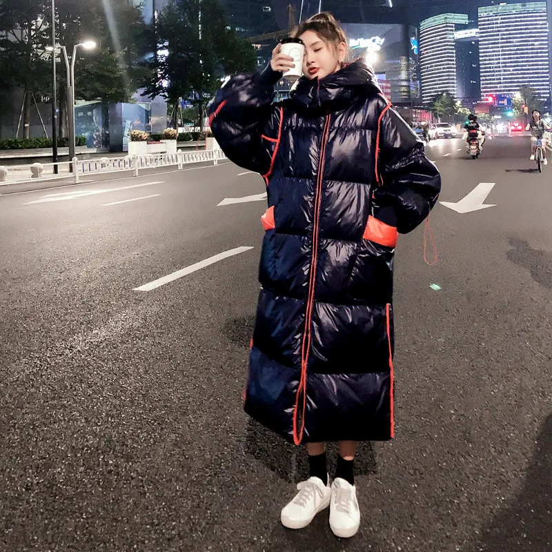 Зимняя женская куртка 2020 водонепроницаемая длинная плотный теплый пуховик