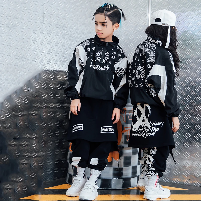 Детская одежда в стиле хип хоп костюм для танцев под джаз костюмы мальчиков