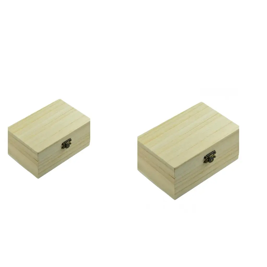 

Delicate Wooden Storage Box Case for Jewelry Small Gadget Gift Wood Keepsake Home Tabletop Desk Ornaments
