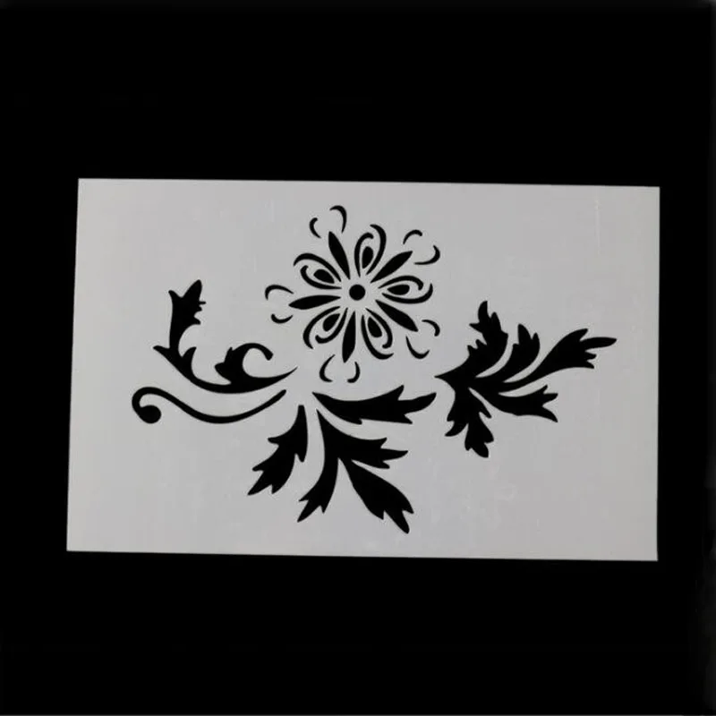 

1pc Stencils Openwork Flower Painting Template DIY Coloring Embossing Accessories Scrapbooking Diary Stamp Decoration Reusable