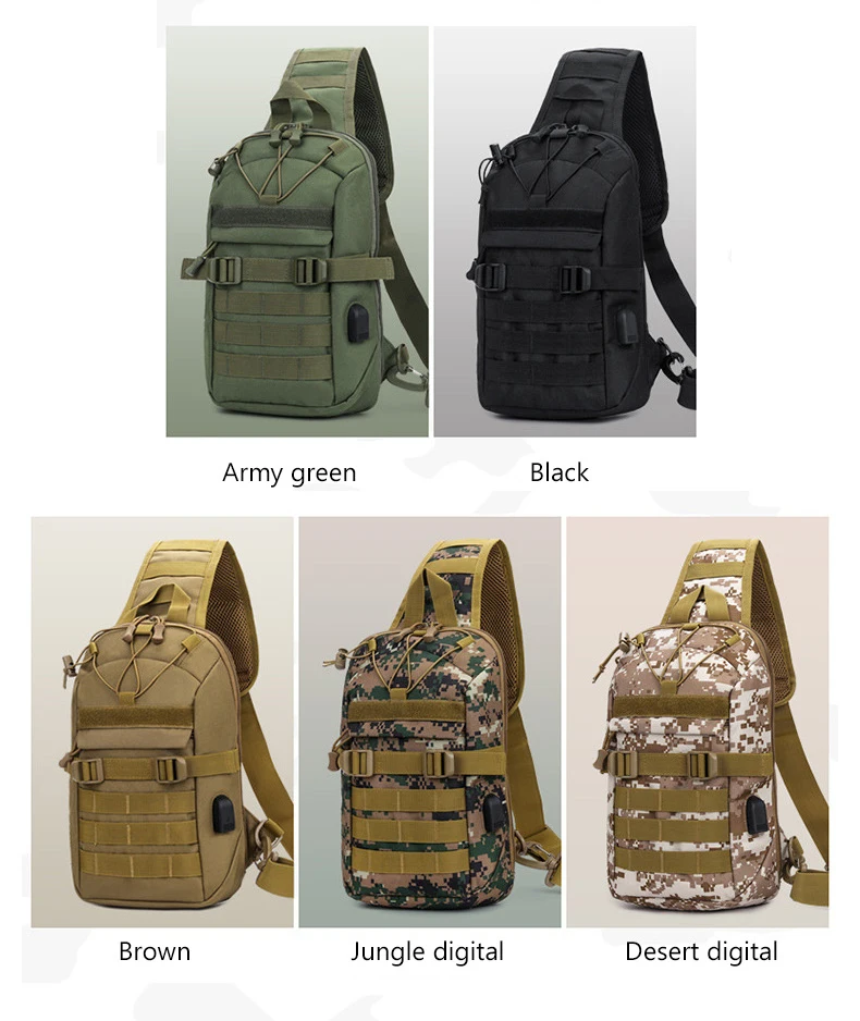 Тактический крепеж Сумка Рюкзак Molle EDC Военная Униформа Диапазон Сумка на одно плечо ремень небольшой рюкзак для спорта на открытом воздухе Rover нагрудная сумка