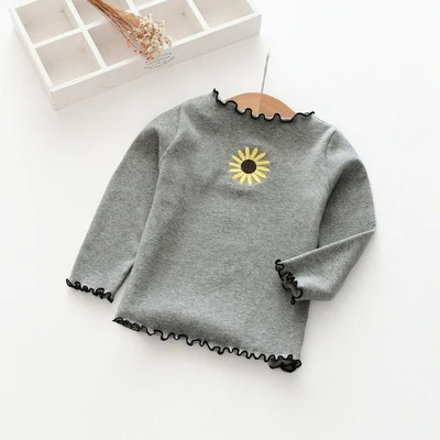 Блузка для маленьких девочек одежда детей Сезон весна-осень Детские рубашки