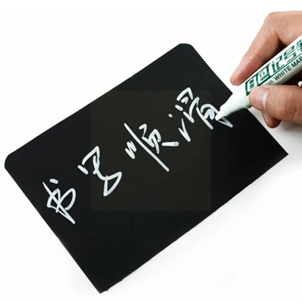 

1Pc Permanent Paint Marker Pen White Waterproof Rubber Painting Graffiti Environmental Tread Tyre Car Stationery Tire Pens S2P8