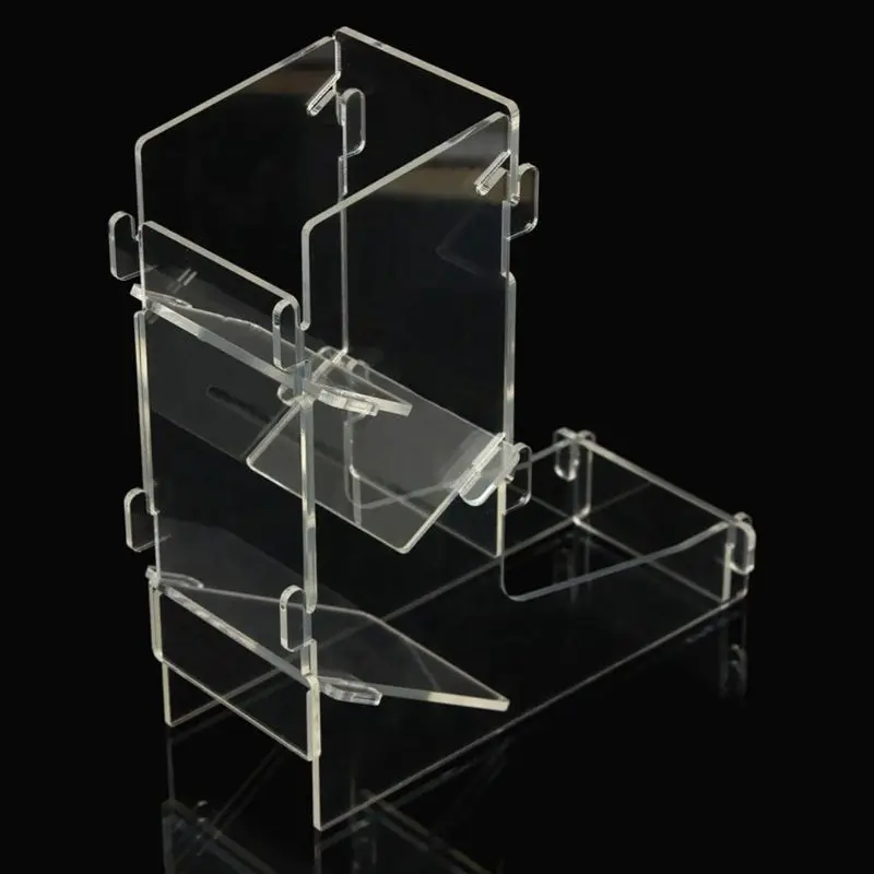 

DND Acrylic Transparent Dice Tower DIY Board Game RPG Rolling Tower MTG Games R66E