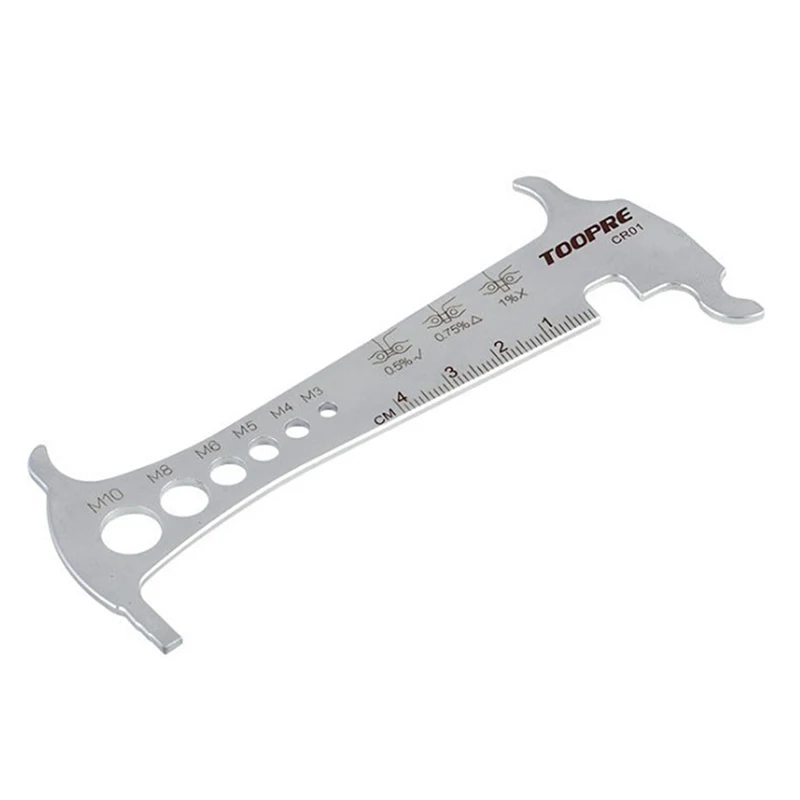

3 In 1 Bike Bicycle Chain Checker Wear Indicator Chain Hook Bolt Measurement