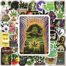 10/50/100PSC Horror Cool Characters Leaves Weed Smoking Graffiti Stickers  Skateboard Laptop Phone Bike Sticker Decal Kid Toy