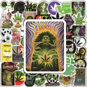 1050100psc horror cool characters leaves weed smoking graffiti stickers skateboard laptop phone bike sticker decal kid toy free global shipping