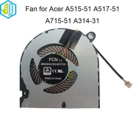 dc5v computer processor cooling fans cooler for acer aspire a314 31 a314 32 a515 51 a515 51g a517 51 a615 51 a715 71 n17c7 n17c4