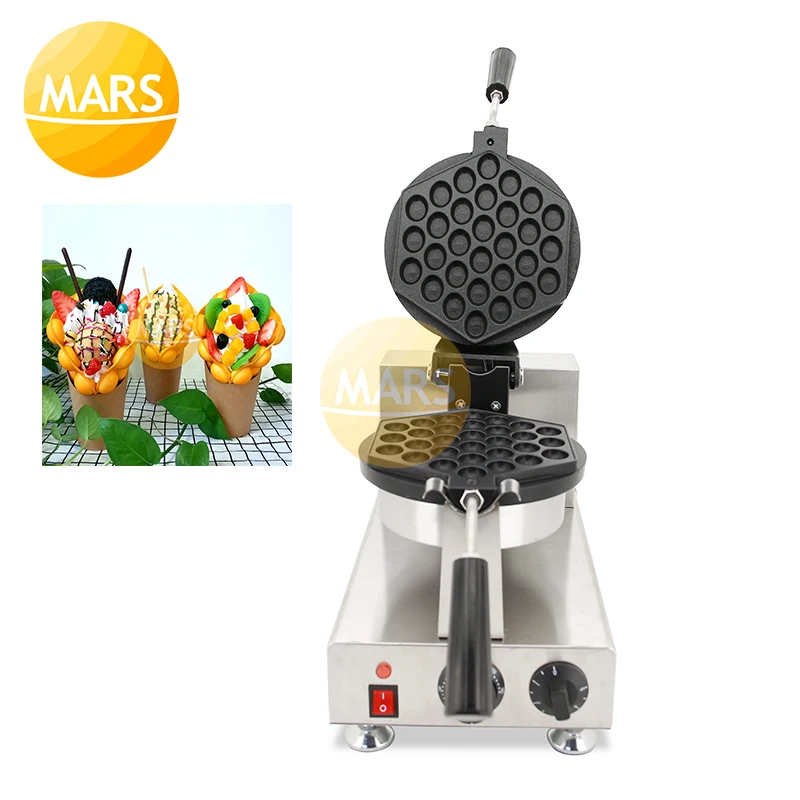 

Electric Hongkong Waffle Maker Ice Cream Egg Eggettes Puff Waffle Cake Iron Pan 220V 110V Bubble Egg Waffle Maker Baking Oven